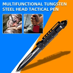 Dropshiping Defence Tactical Pen High Quality Aluminum Anti skid Portable Self Defense Pen steel Glass Breaker Survival Kit