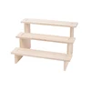 1pcs Solid Wood Display Stand Toy Blind Box Organizer Cosmetic Perfume Display Shelf Organization Storage Decoration Holder 5