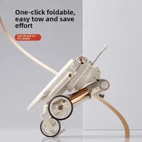 Poussette double pliable et légère pour bébé, Double siège, paysage haut, pour nourrissons, réversible, assis, voyage, pratique 3