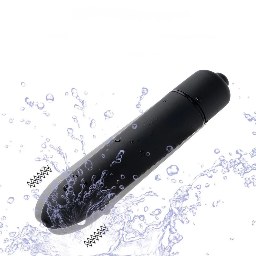 Spitz zulaufender, mattierter Bullet-Vibrator mit 10 Frequenzen für die weibliche Masturbation, Eierspringen, Sexspielzeug für Erwachsene_voghion.com