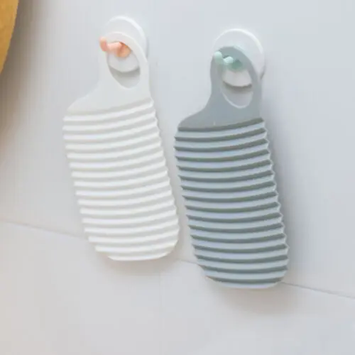 Portable Thicken Mini Washboard Antislip Laundry Accessories Washing Board Plastic Clothes Cleaning Tools