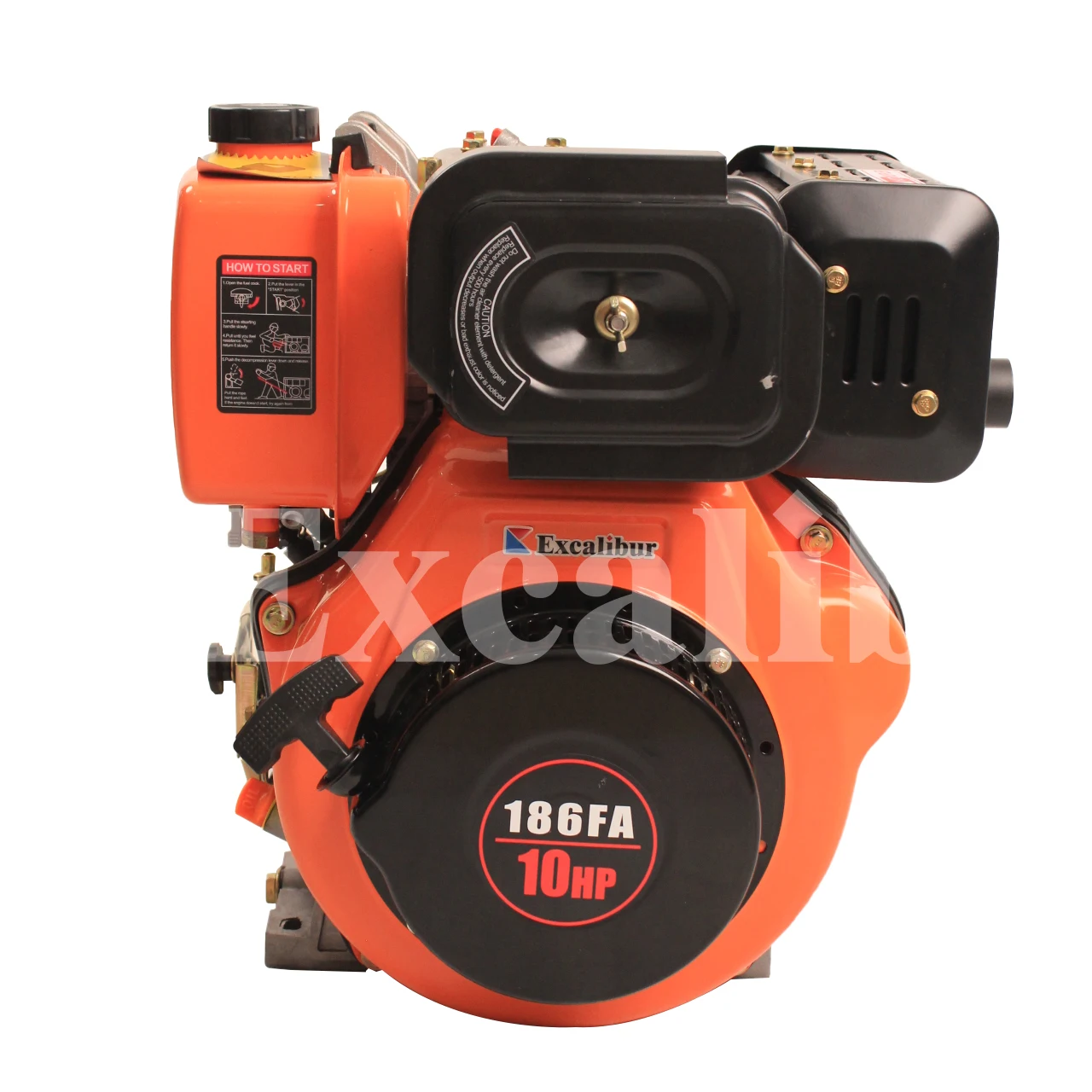 

Excalibur для 10-литрового дизельного двигателя с воздушным охлаждением, одноцилиндровый дизельный двигатель