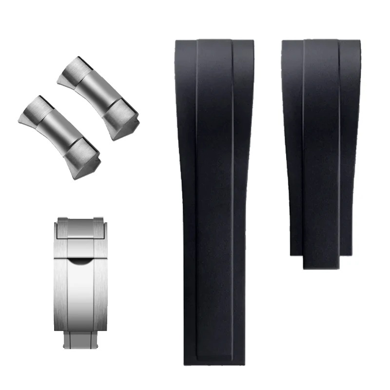 20mm 22mm ソフトラバーストラップ チューダー ブラックベイ パンダ