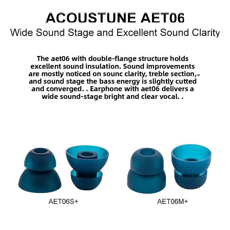 Acoustune Double Flange Eartips - Premium Earphone Accessories