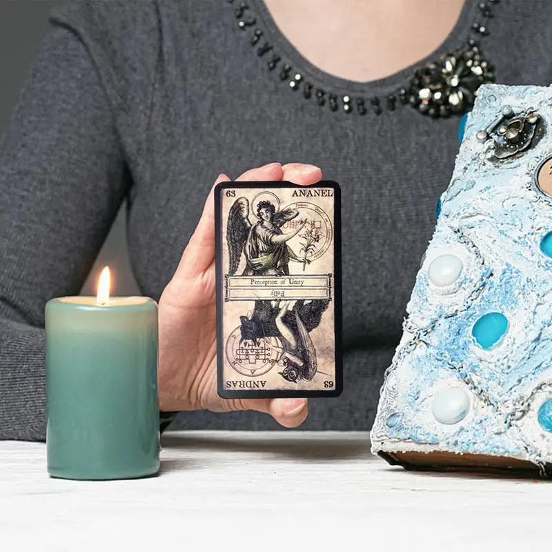 Oracle Cards The Oracle of Heaven and Hell Cards Board Game English Version Standard Tarot Decks for Witch Gift Party Favors 5