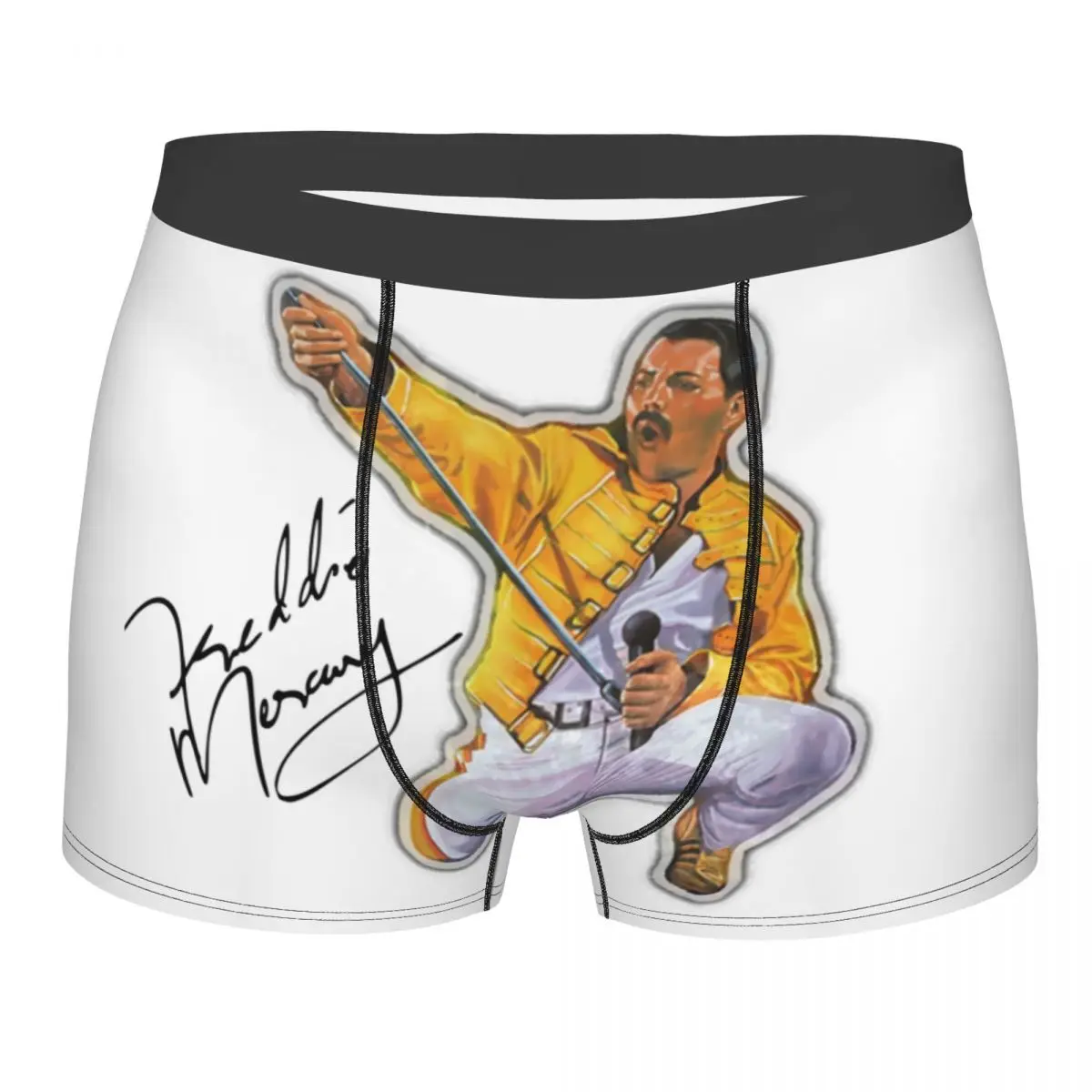 

Male Sexy British Rock Band Freddie Mercury Underwear Boxer Briefs Men Breathbale Shorts Underpants