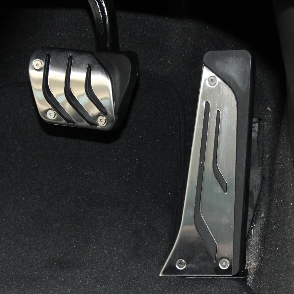 BMW 3 4 5 6 7 시리즈용 자동차 페달, M3 M4 E87 E90 F20 F21 F30 F32 F36 F80 F82 가스 브레이크 가속기 연료 페달 커버