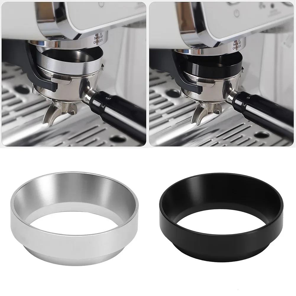 Description Picture 2 of item49MM Magnetic Coffee Dosing Ring Aluminum For Brewing Bowl Powder Basket Spoon Tool Tampers Portafilter Coffeeware