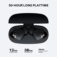 Tribit FlyBuds C1 True Wireless Earbuds Bluetooth Earphones Bluetooth 5.2, 4 Mics 50H Playtime Clear Calls Volume Control 2