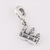 Authentic S925 Sterling Silver Vintage Charles Bridge Prague Castle Dangle Charm Fit Women Bracelet Bangle DIY Jewelry Girl Gift 4