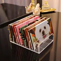 Transparent Acrylic Cosmetics Storage Box Makeup Holder Jewelry Make Up Organizer For Home Plastic Desktop Storage Boxes 2