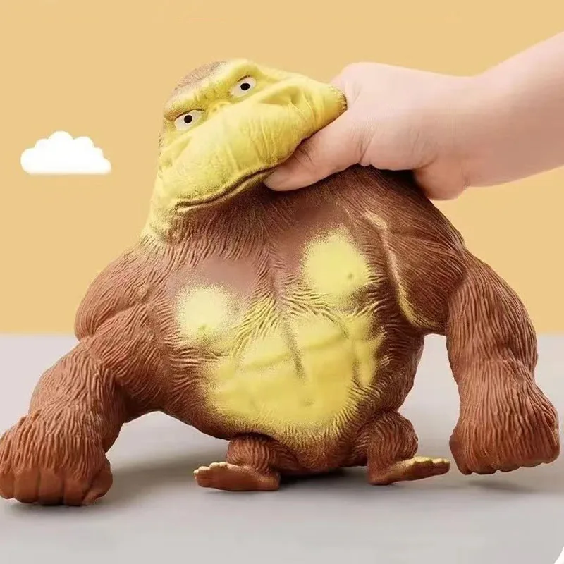 Antistress Orangutan Fidget Toys Squishy Elastic Monkey Funny Decompression Gorilla Stress Relief Games Toy for Adults Kids fidget toys gorilla toy