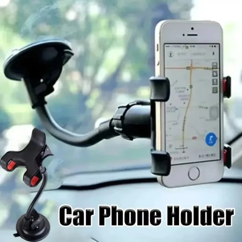 Phone holder Car Phone Holder Universal Windshield Dashboard 360&deg; Rotation Cellphone Mount Lazy Bracket Flexible Navigation Stand Accessories
