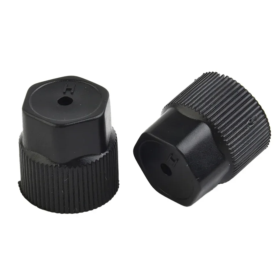 X AUTOHAUX Lot De 5 Paires De Bouchons De Valve De Climatiseur De 1,5 Cm - Kit De Joints Anti-poussière Pour Système De Climatisation De Voiture - Plastique ABS - Bleu