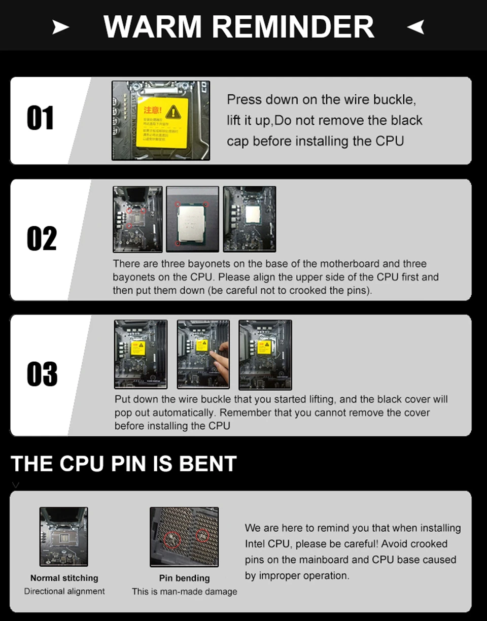 Description Picture 3 of itemAsus B150M-C + i3 6100, Used LGA 1151 Motherboard and CPU Combo, Supports Intel 6th Gen Core, 4x DIMM Max. 64GB, ATX Mainboard