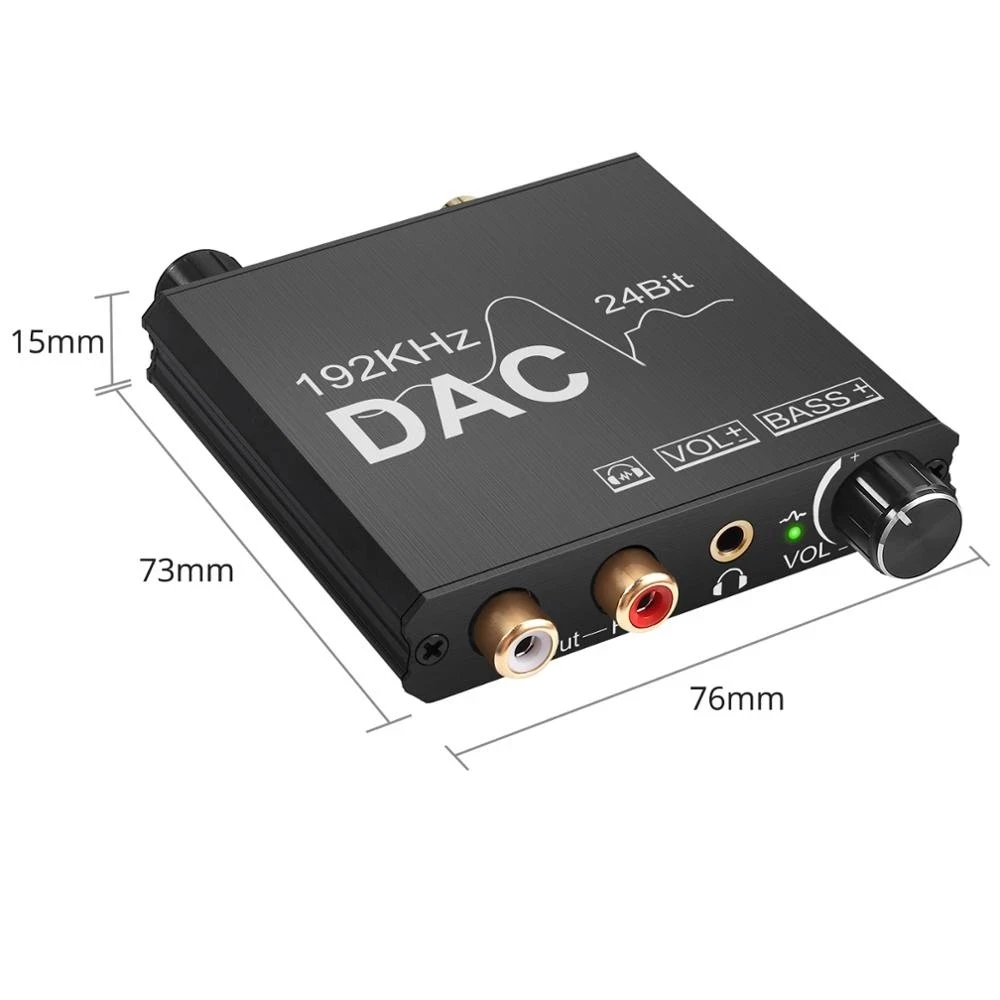192KHz/24Bit DAC Digital to Analog Audio Converter Digital SPDIF