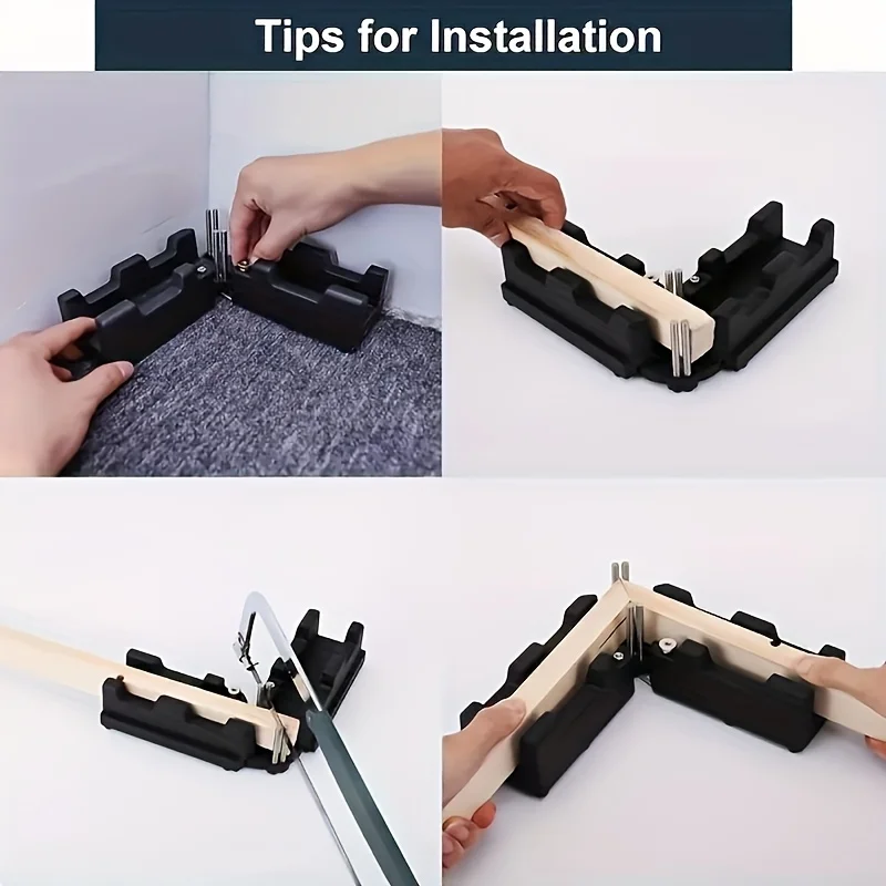 2-in-1 각도 측정 도구, 각도기 및 톱으로 절단하는 각도 측정 도구, 가정 장식, 목공에 적합합니다.