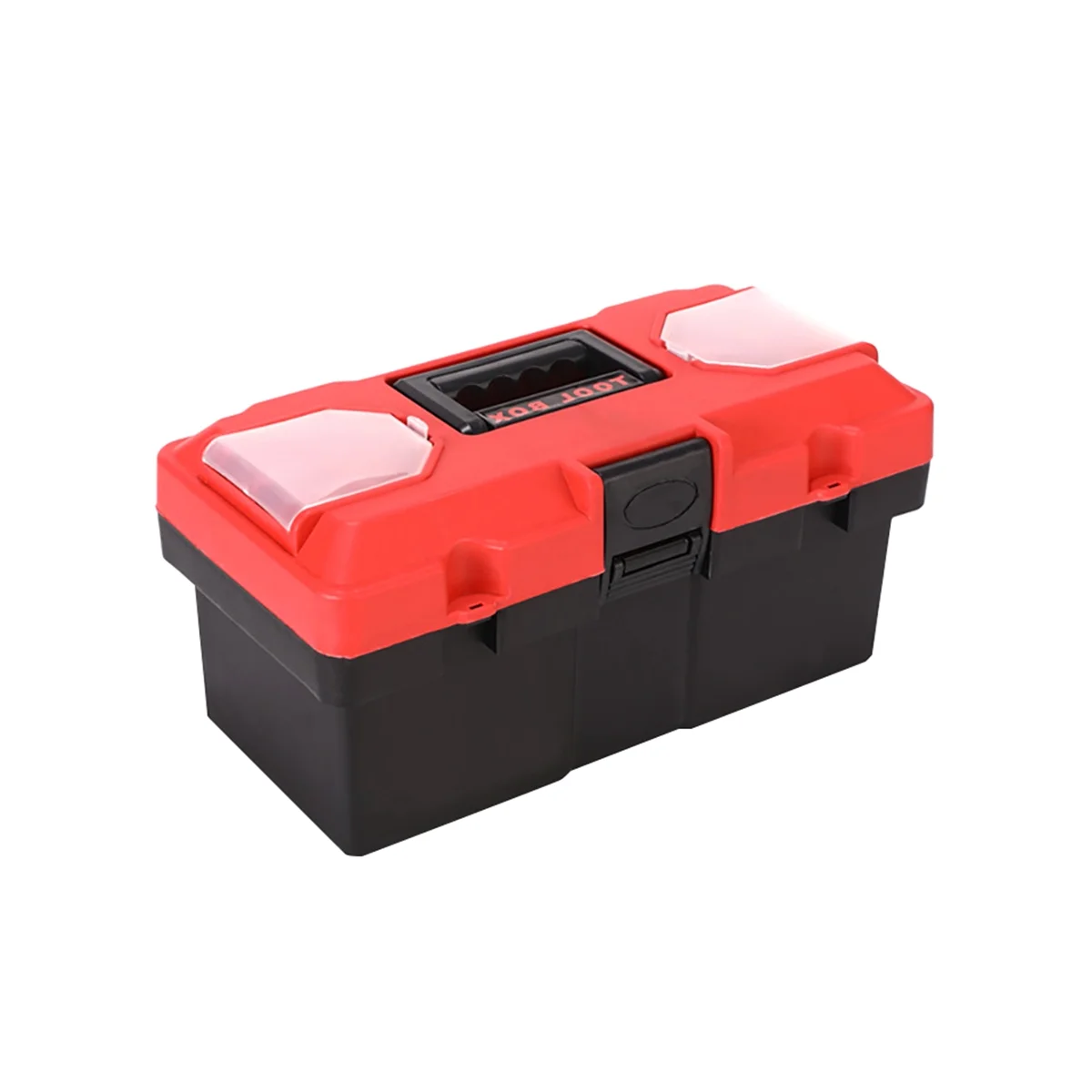 

Tool Box Portable 14 Inch with Removable Duty Toolbox with Metal Latch, Rated Up to 33 Lbs, PP Plastic Small Tool Boxes