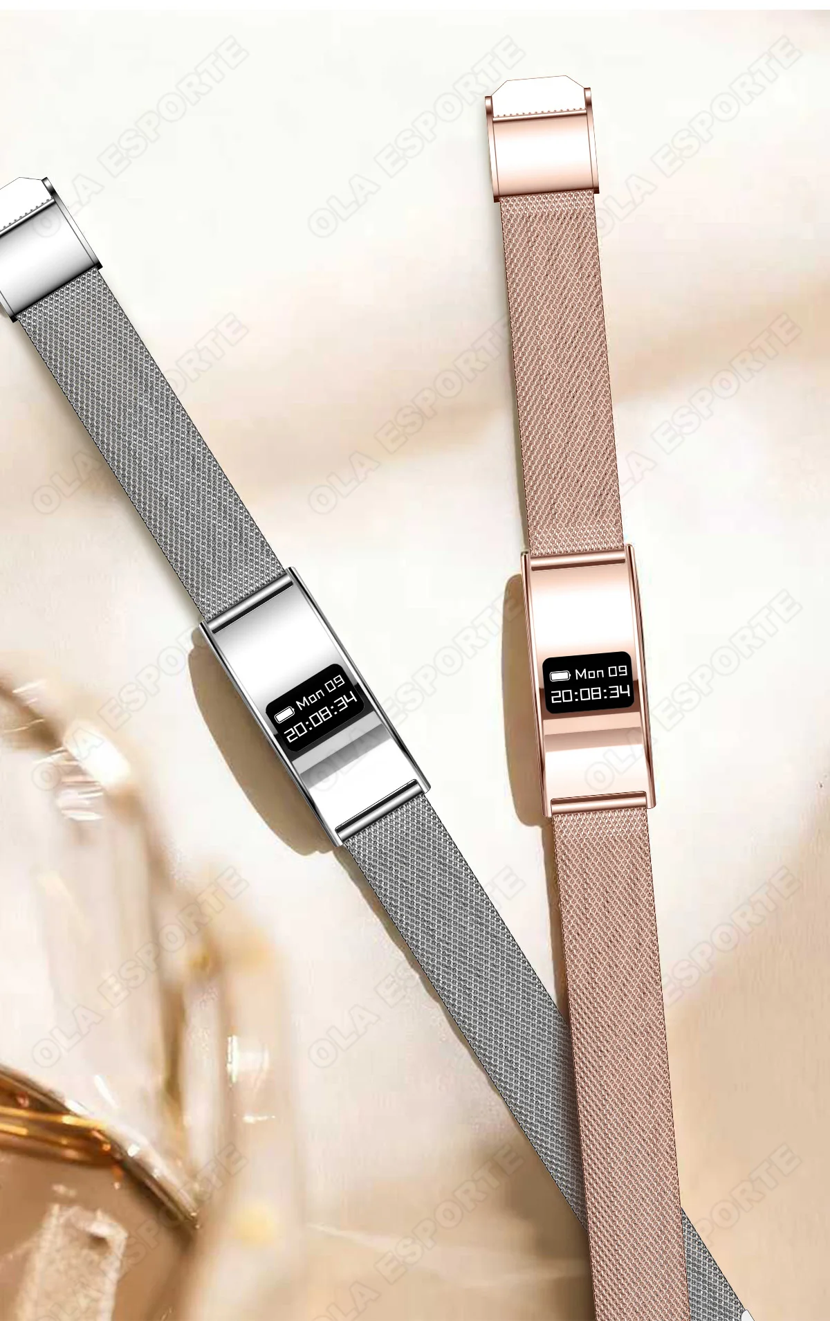 Smart Fitness Armband mit Herzfrequenz