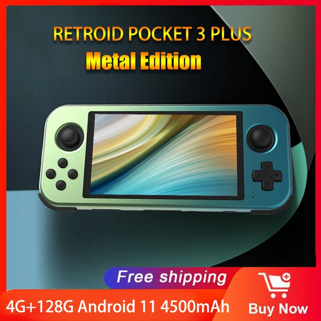 Retroid Pocket 3Plus Metal Edition 4.7Inch Touch Screen Handheld Game  Player 4G+128G Android 11 4500mAh Pocket 3+ Gaming Console - AliExpress