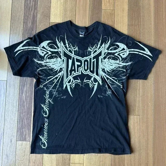thumbnail image 1 of Camiseta holgada con estampado gráfico de ninja de dibujos animados japoneses, ropa de calle Y2K, camisetas góticas de hip hop para hombres y mujeres, ropa de algodón de manga corta, 1 of 5