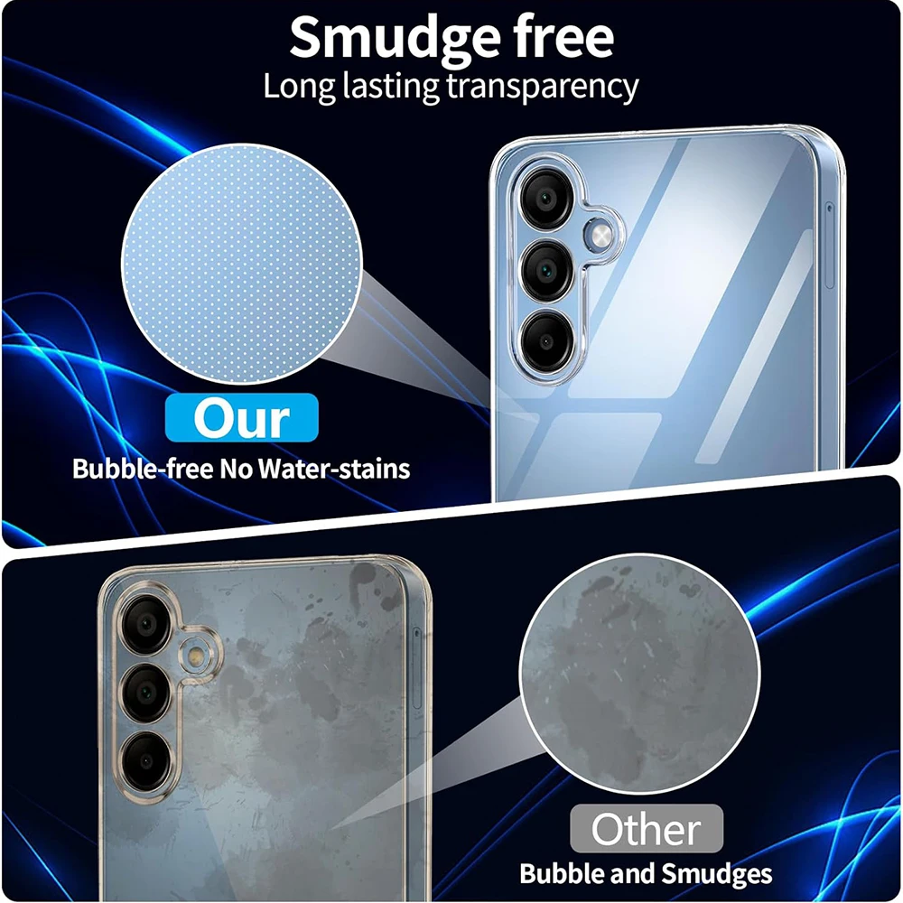 Ultra Thin Silicone Soft Clear Phone Case - Transparent Slim Design