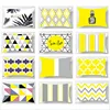 Double-sided length 30*50 cm square geometric cushion living room sofa headboard waist pillowcase Modern simple pillowcase 4