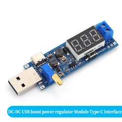 Versatile USB Boost Power Supply Module - Adjustable Output 1.2V to 24V - 1Pcs (With Type - C)