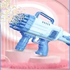 Children's Automatic 32 Hole Bubble Gun Electric Bubble Machine Outdoor Parent-Child Bubble Blowing Toy With Light Children Gift 6