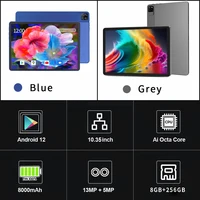 Global Firmware Original BDF P40 Delicate Ai CPU 8GB+256GB Octa Core Android 12 ,10.35 Inch HD LCD Screen Wifi Tablet Pad Tablet 2