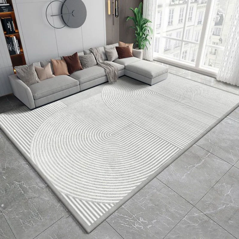 Nordic Grey Carpet Living Room Decoration Bedroom Large Area Lounge Rug Home Coffee Tables Floor Mats 200x300 Room Decor Modern 2