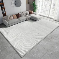 Nordic Grey Carpet Living Room Decoration Bedroom Large Area Lounge Rug Home Coffee Tables Floor Mats 200x300 Room Decor Modern 2