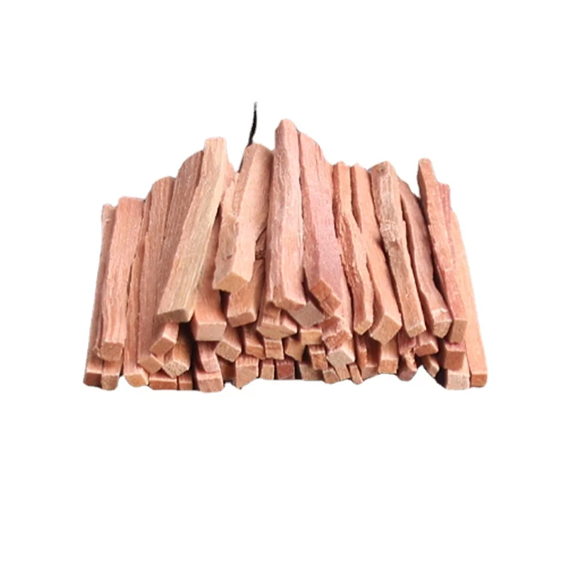 F 50g Natural Sandalwood Sticks Incense Natural Hand Split Wood Strips Purifying Healing Meditation Stress Relief Aromatherapy