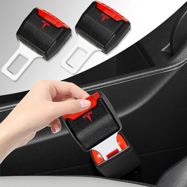 Rallonge de ceinture de sécurité, accessoires de voiture pour placements,  modèle 3, modèle Y, modèle X, modèle S - AliExpress