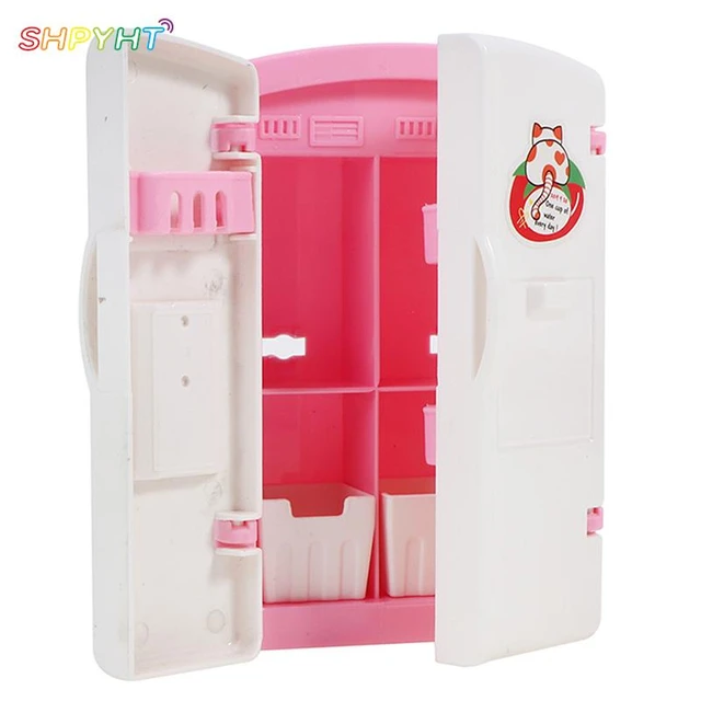 Toy House Mini Fridge Accessories  Miniature Refrigerator Dollhouse - 1 12  Dollhouse - Aliexpress