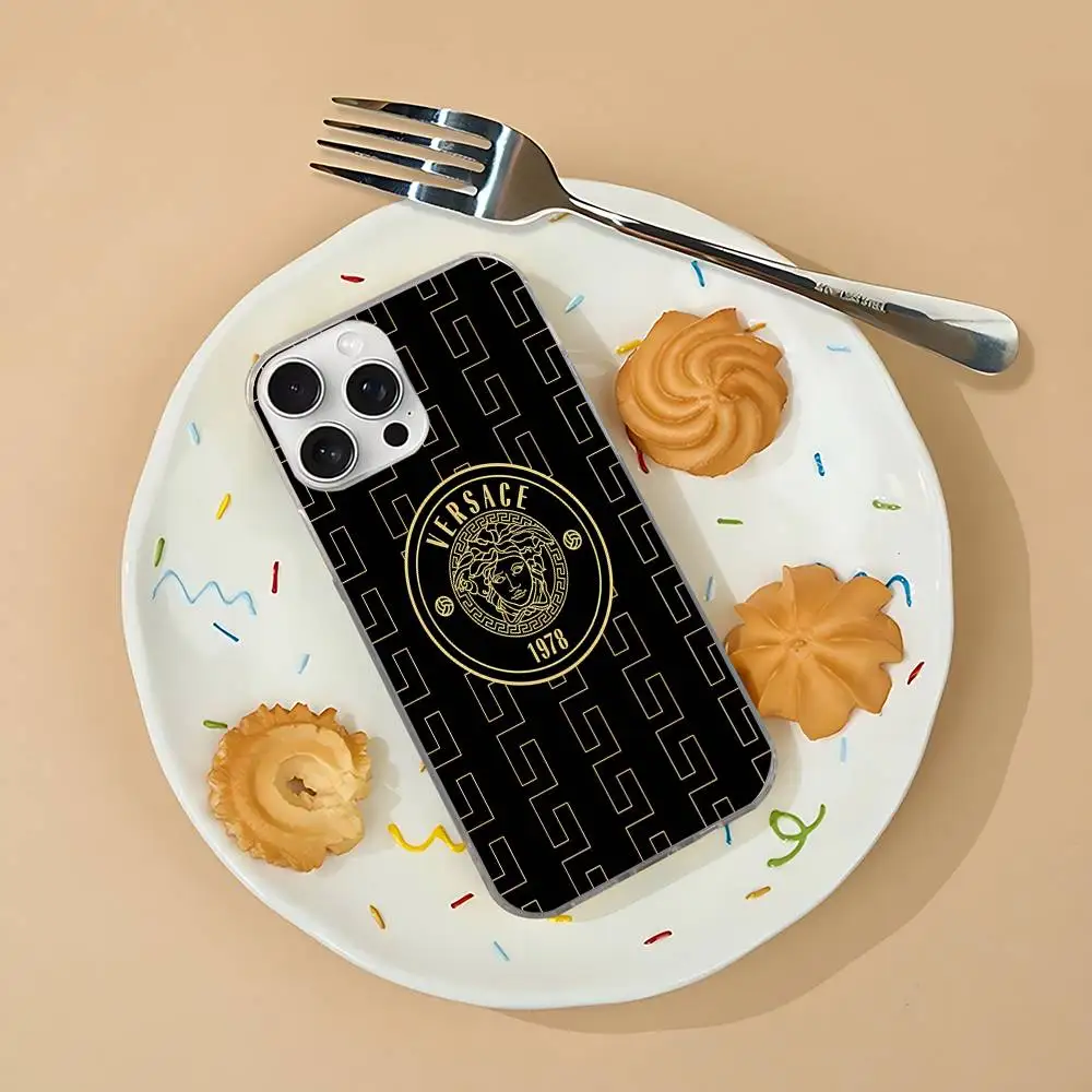 Elegant V-Versace Aurora Water Ripple Phone Case Cover