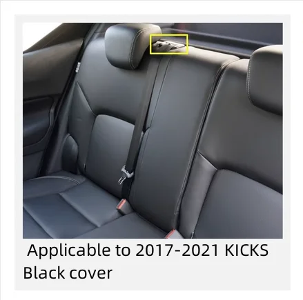 Beutee Voiture Interieur Garniture Ceinture Sécurité Siège Arrière Voiture Panneau Protection Accessoires pour Nissan pour Qashqai 2016 2017 2018 2019 2020 2021 2022 Intérieure Voiture Bandes