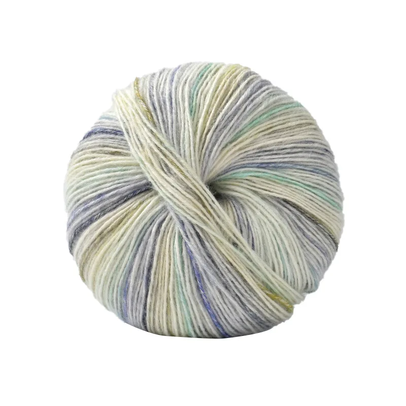 50g Milk Combed Cotton Yarn Space Dye Soft crochet yarn Baby Women DIY for knitting Wool Cheap Hand Knitting Crochet Sweater 5
