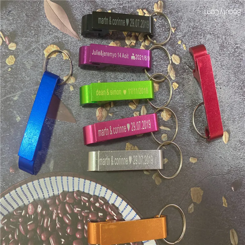 50 pieces of corkscrew wedding name and date wedding day souvenir holiday birthday gift diy handmade gift wooden wedding table cards