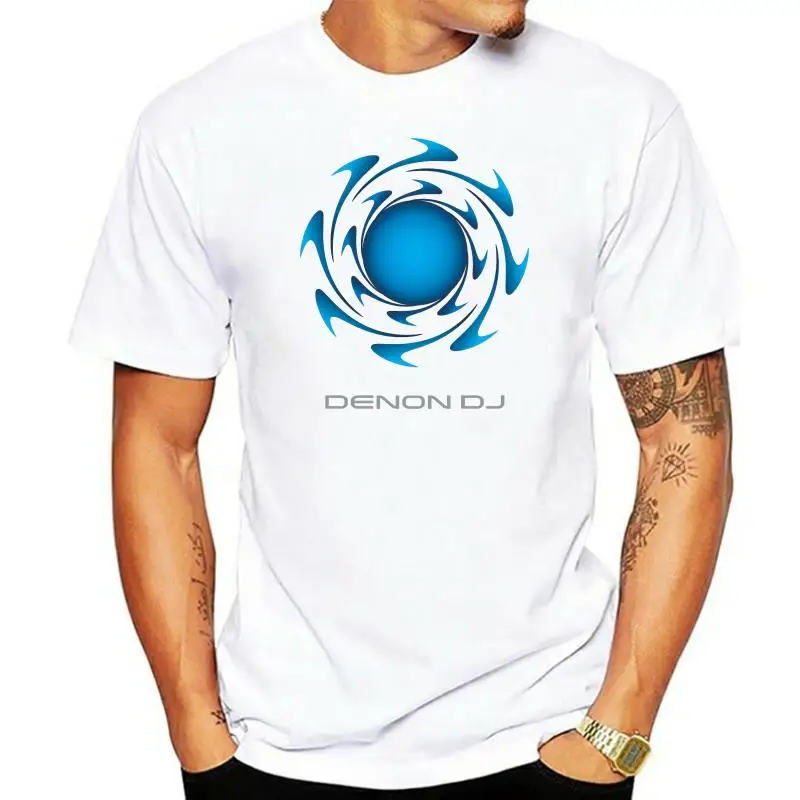 

New Popular Denon Dj Party House Techno Music MenS Black T-Shirt Size S-3Xl New 2022 Fashion Mens T-Shirts PHXDGOHZ
