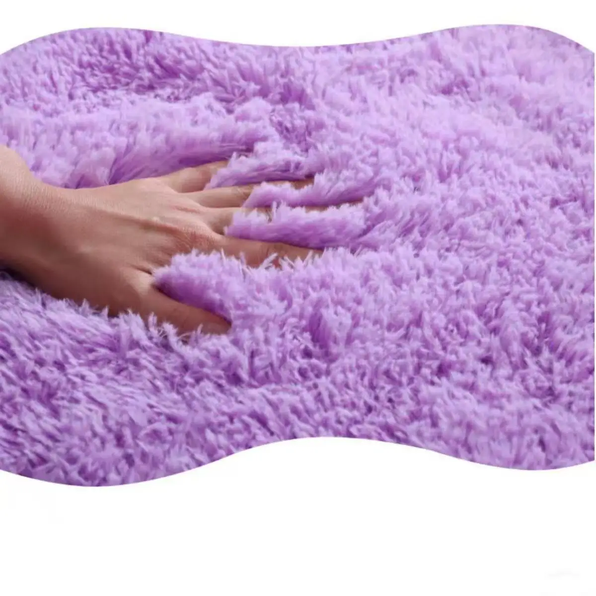 3 Piece Bath Rug Set U Shape Toilet Lid Cover Washable Floor Mat Image 6
