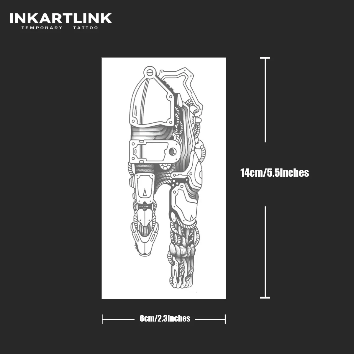 Mechanical fingers Temporary Tattoo,Lasts To 15 Days New Technology Magic Waterproof Semi Permanent Sticker. 4