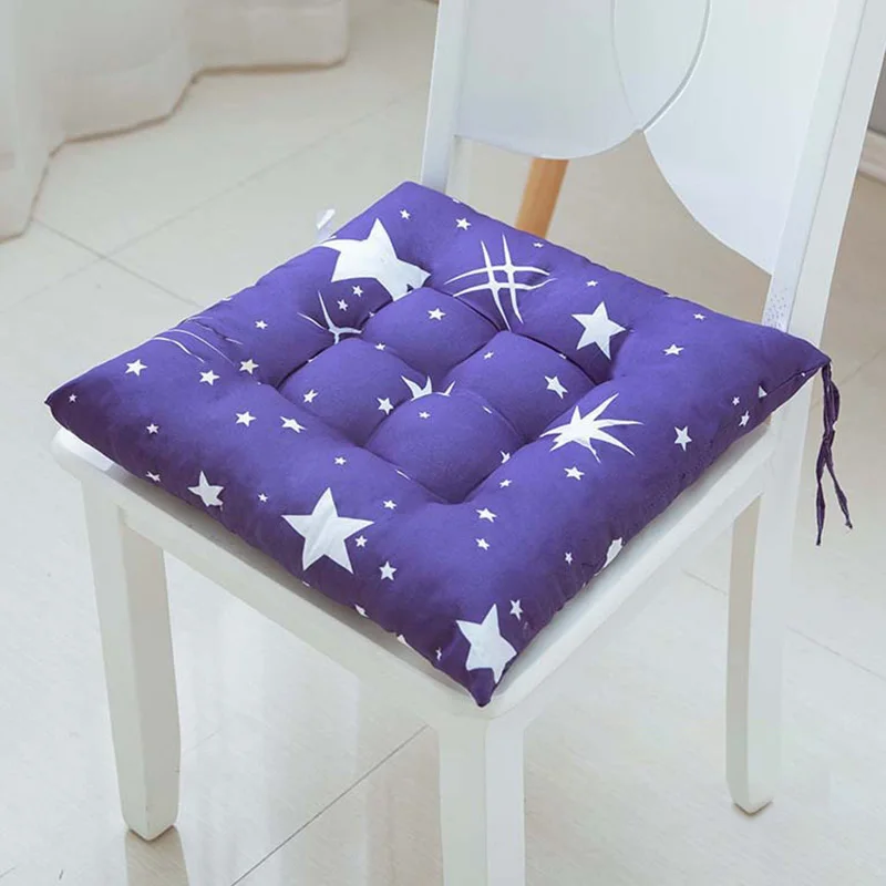 Square Chair Cushion Indoor Sofa Cushion Home Office Chair Cushion Seat Soft Pad Thick Comfortable Non-slip Seat Pad With Strap 6