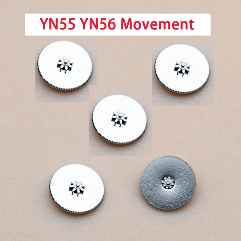 2PCS YN55 YN56 YN77 YN57 Movement Movt Automatic Fork and Automatic Wheel Fit Oriental Double Lion Watch Repair Spare Parts