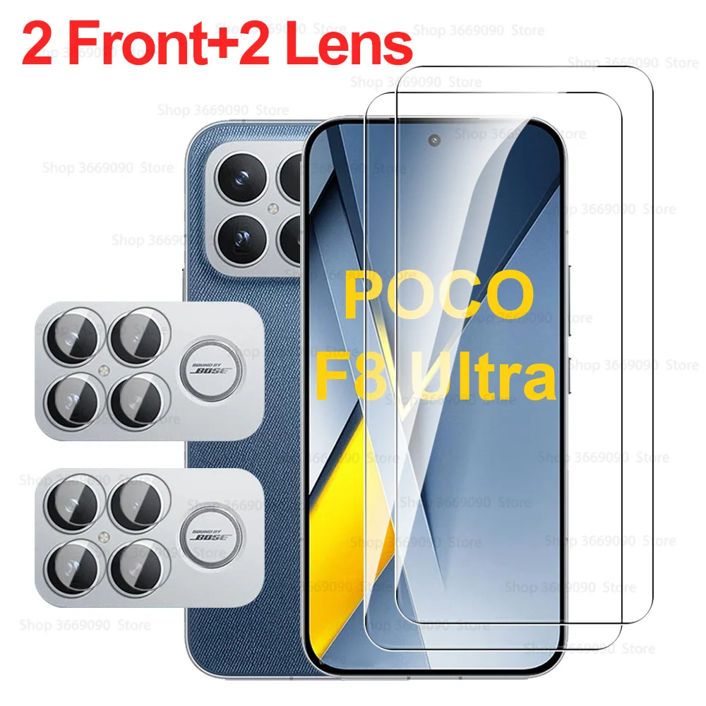 8-in-1 Camera Lens and Screen Protective Glass