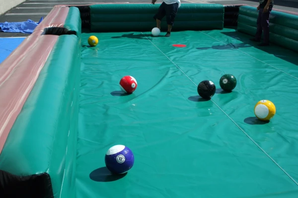 Inflatable Billiards PoolInflatable Snooker Ball Game Soccer Pool Table Inflatable Billiard Ball