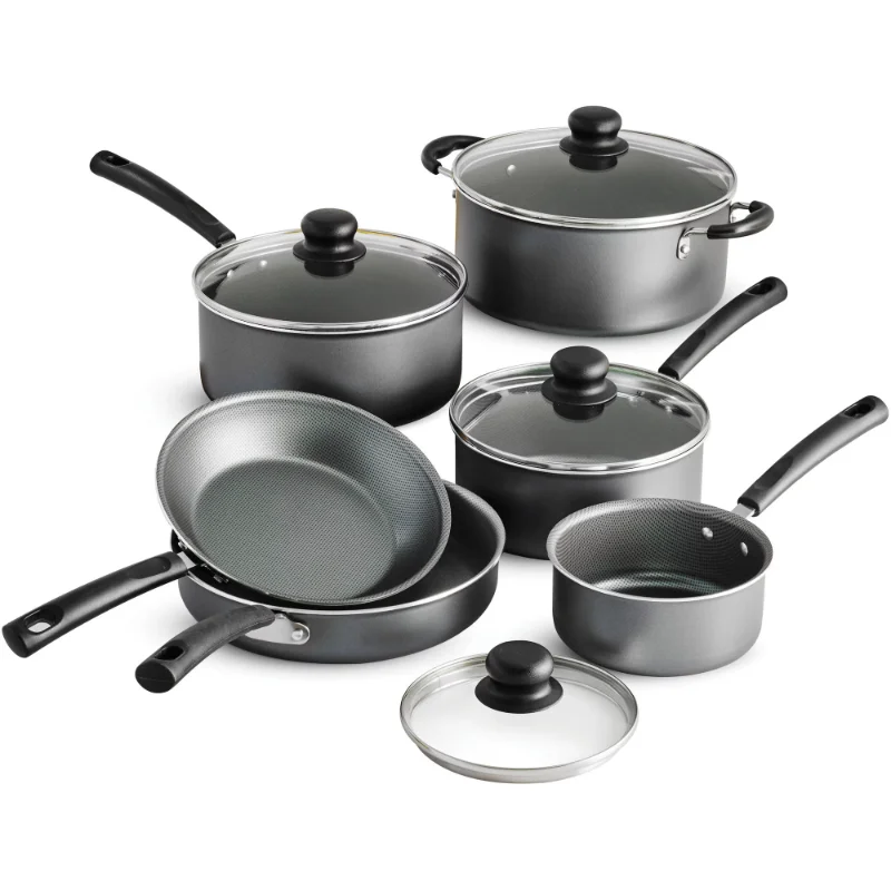 

Tramontina Primaware Non-stick Cookware Set, 10 Piece cookware set pots sets for cooking cookware