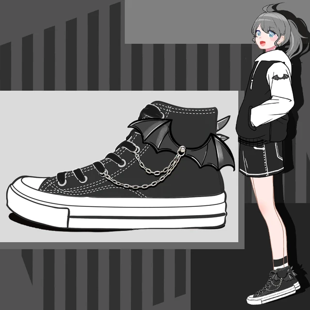 BatWing High-Top Sneakers