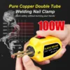 Plastic Welder Mini 100W Hot Stapler Plastic Welding Machine Heat Gun Pro Car Bumper Electronic Soldering Repair Tools Kit 용접기 2