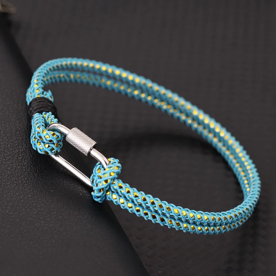 Stainless Steel String Bracelet For Men Women